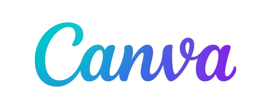Canva logo with gradient text