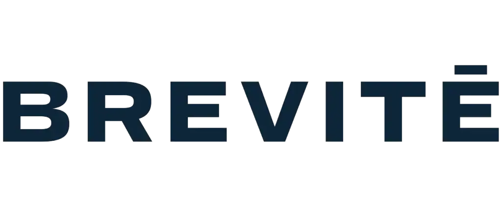 "Brevité logo representing a professional brand merchandising company specializing in custom promotional products, corporate swag, and live printing services."