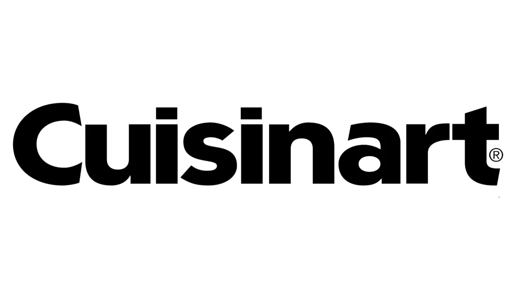 Cuisinart logo in black, representing a trusted brand for corporate gifts and promotional products.