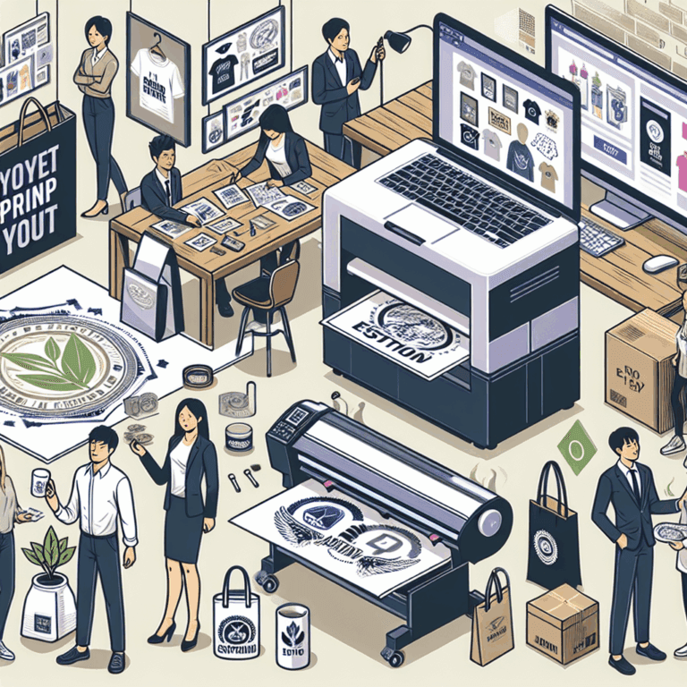 Custom merchandise design and printing workshop