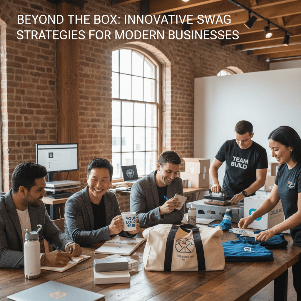 Innovative swag strategies meeting with branded merchandise